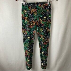 LuLaRoe Floral Print Leggings